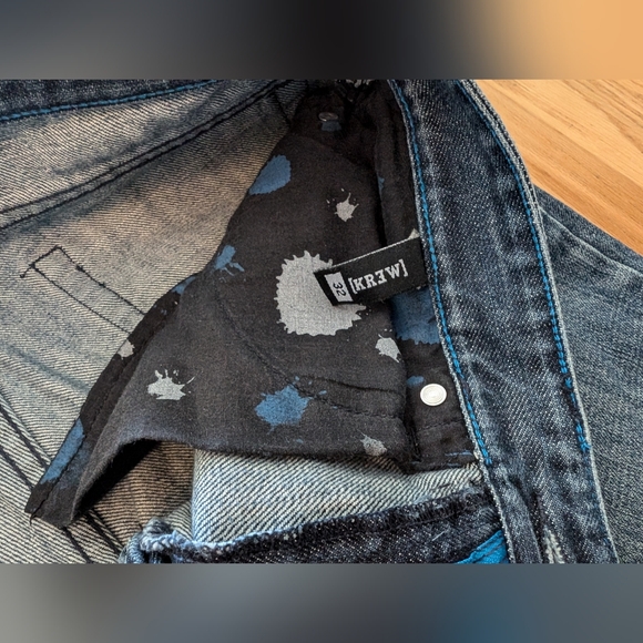Krew Jim Greco Blue Jeans 32 - Picture 5 of 5
